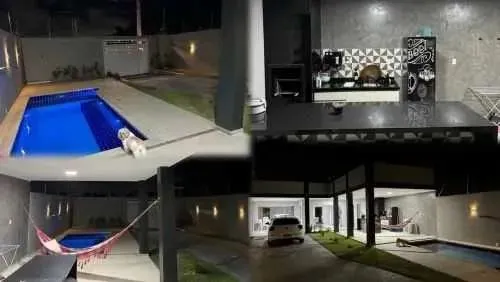Linda Casa Moderna com Piscina - 46509
