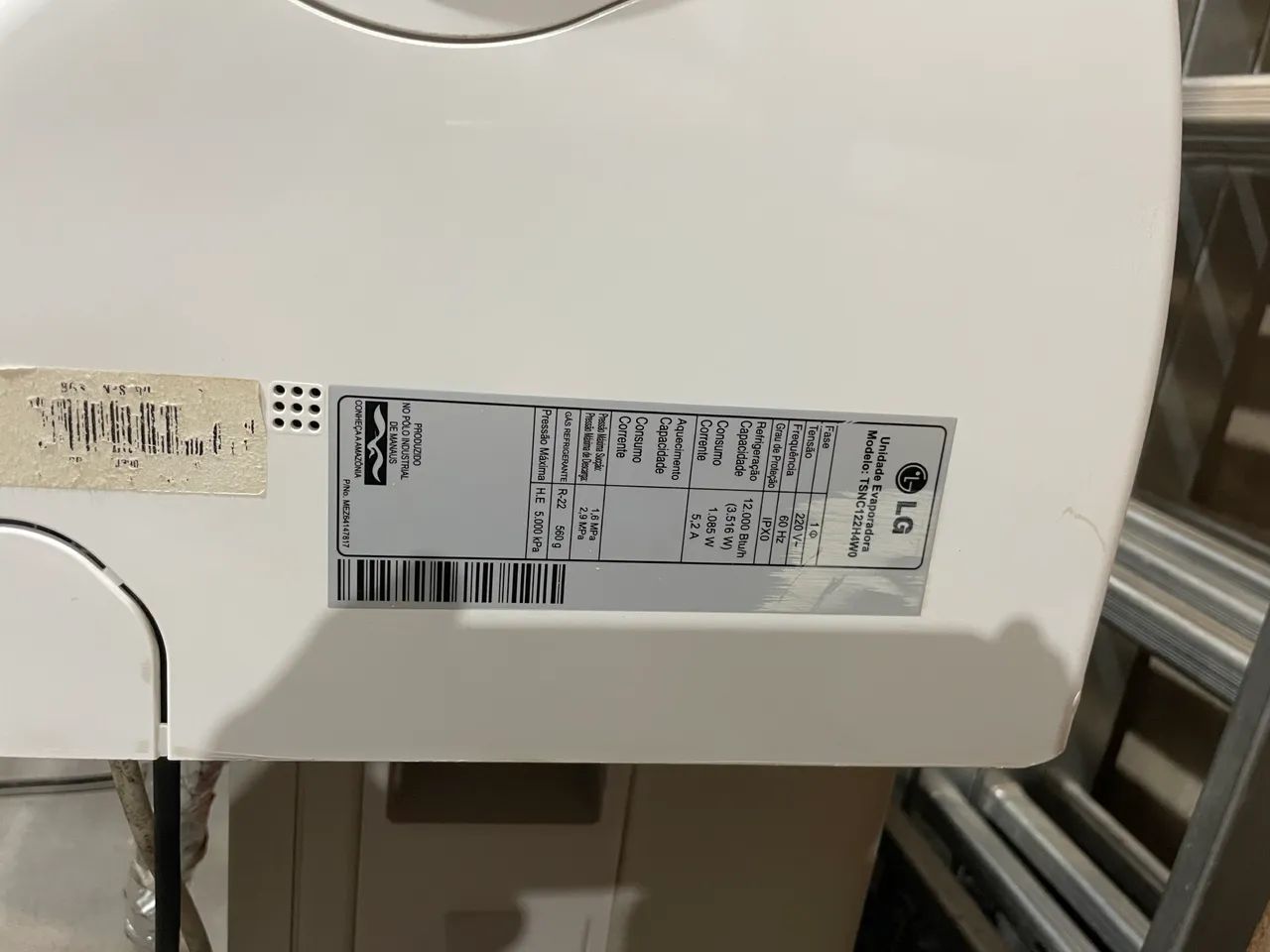 Ar condicionado LG 12000btus