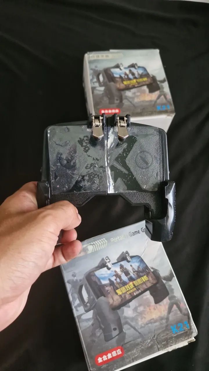 Controle Gamepad dois gatilhos  para Celular para Jogos - Novo