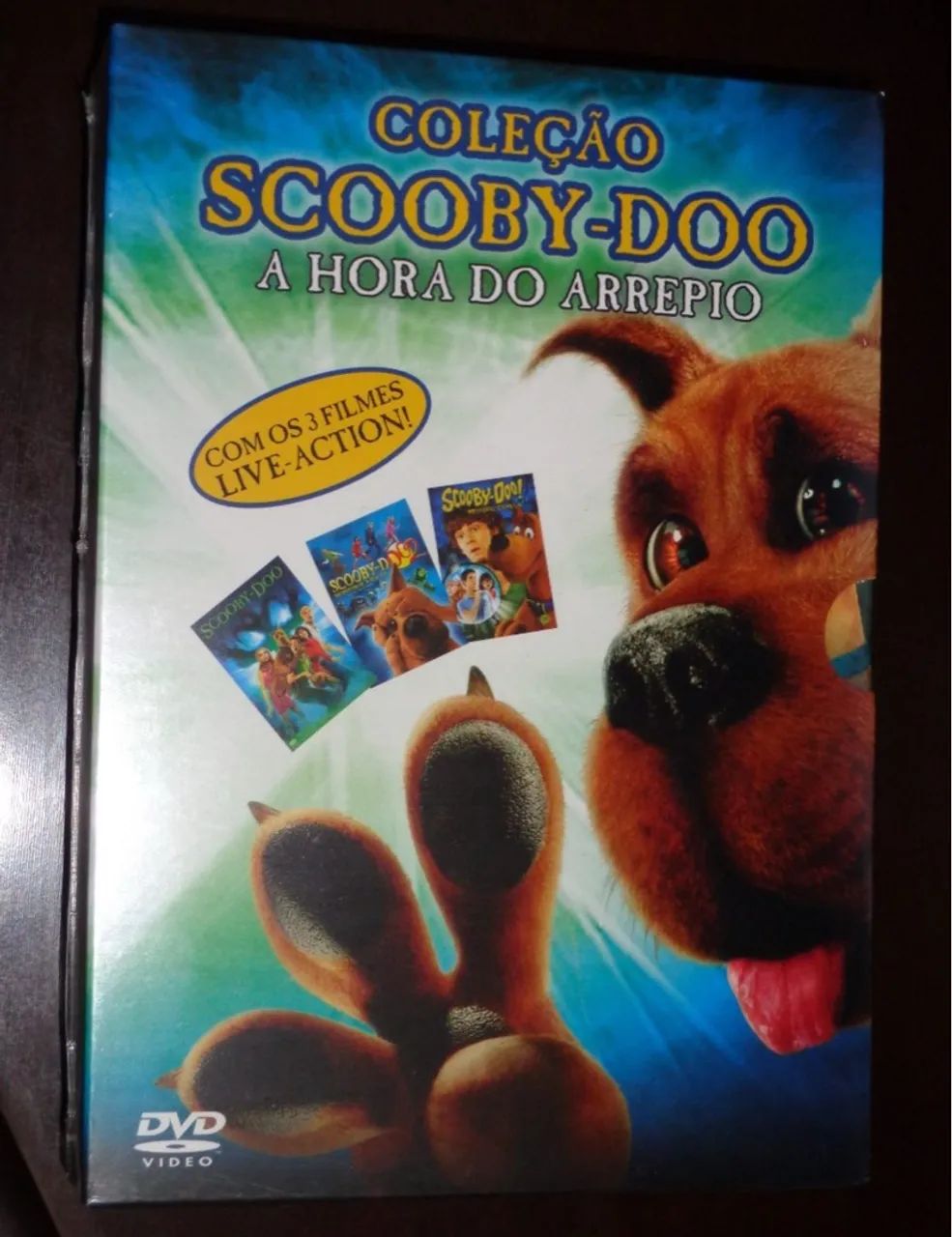 Coleção Scooby-doo A Hora Do Arrepio Box Com 3 Dvds