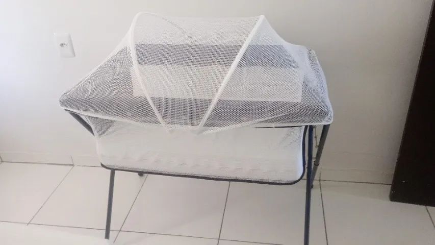 Berço portátil Galzerano com colchão feito sob encomenda para maior conforto do bebê