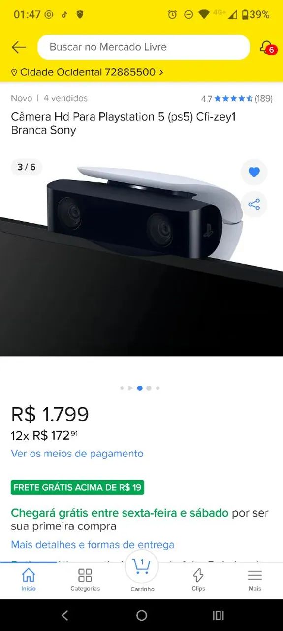 Câmera Playstation 5 - Foto 4