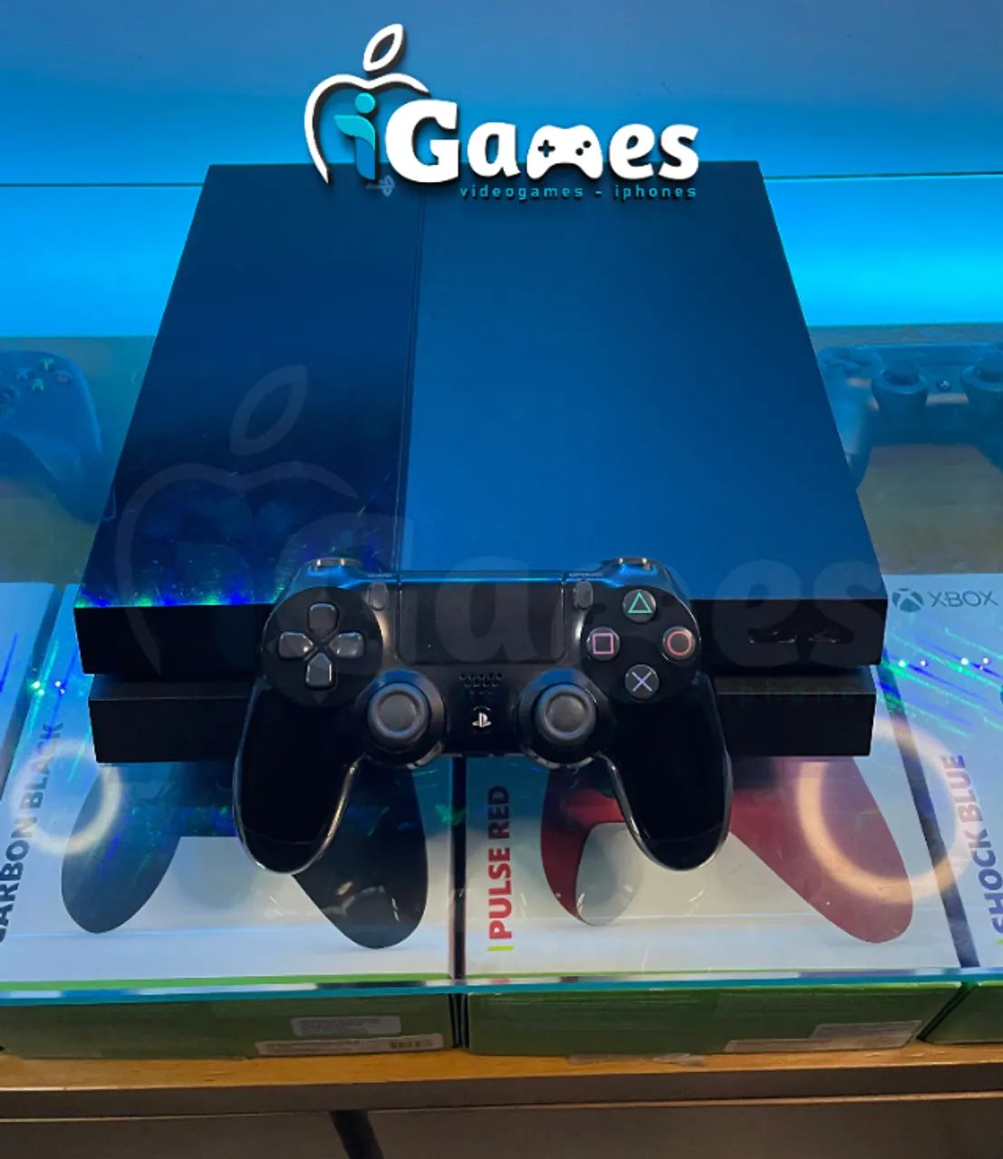 Ps4 Fat + Jogo de Brinde | Loja Física iGames - Garantia COMPLETA - Aceitamos o seu usado