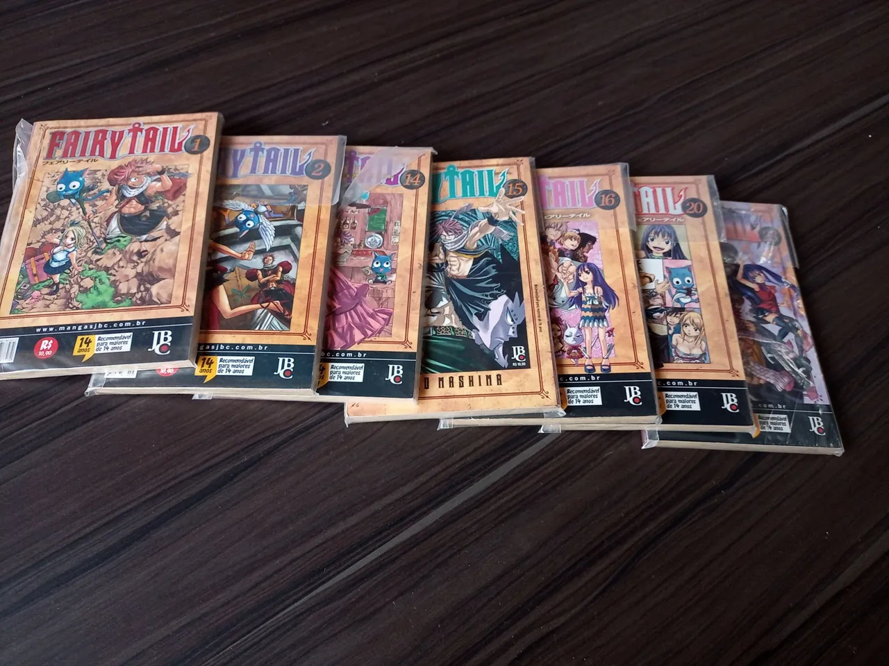 Mangá Fairy Tail Volumes 1, 2, 14, 15, 16, 20, 23