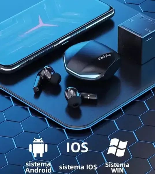 Fone de Ouvido Gamer Lenovo Think Livepods Gm2 Pro, Bluetooth - Foto 3