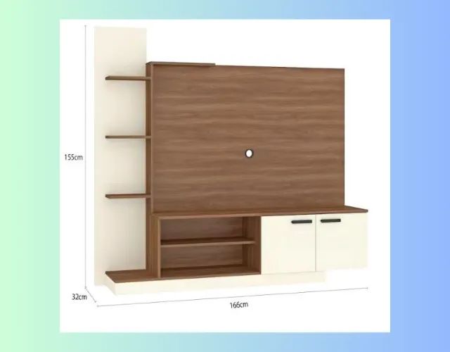 Painel Rack para TV de ATÉ 55 Polegadas com 2 Portas e 4 Prateleiras (PEGUE E LEVE)!! - Foto 2
