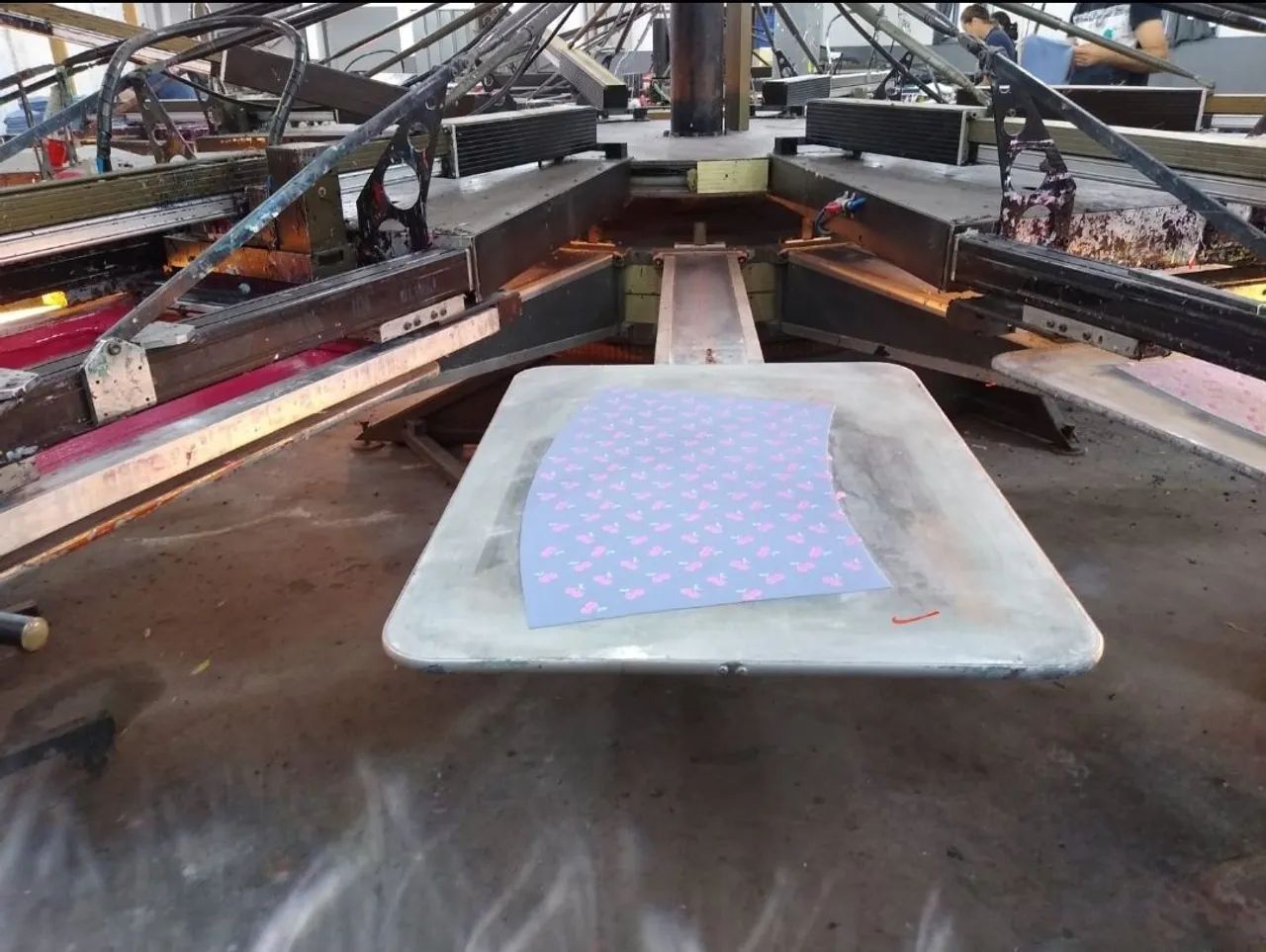Máquina de Serigrafia Industrial MHM carrossel estamparia