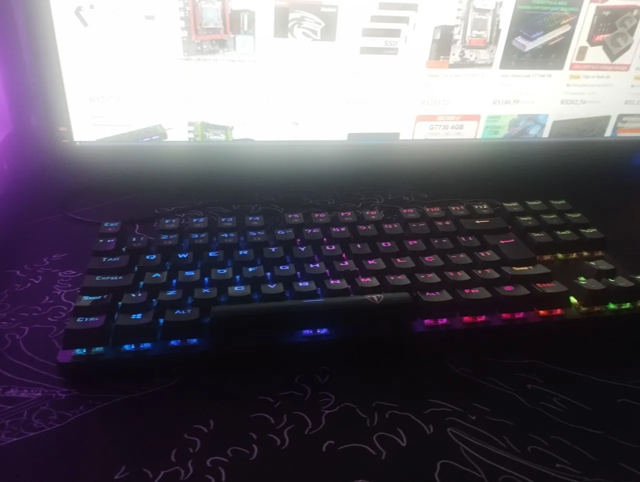Teclado Gamer RGB T-dagger