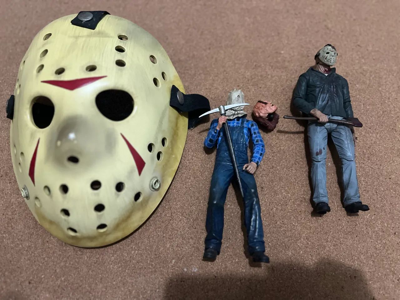 Sexta feira 13! NECA Friday the 13 Part 3 Jason Voorhees Máscara Prop Replica