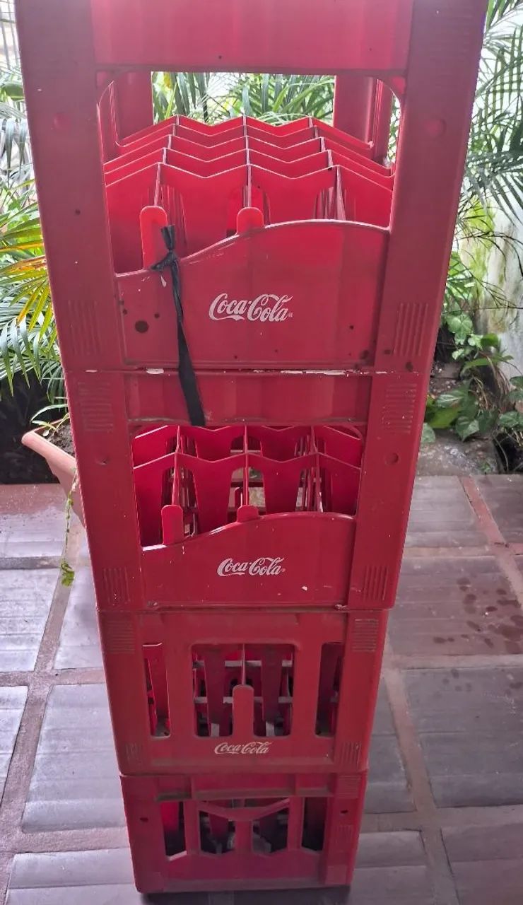 CAIXAS  p.v.c plástico de Coca-Cola Ks 290 ml para 24 garrafas de vidro. - Foto 3
