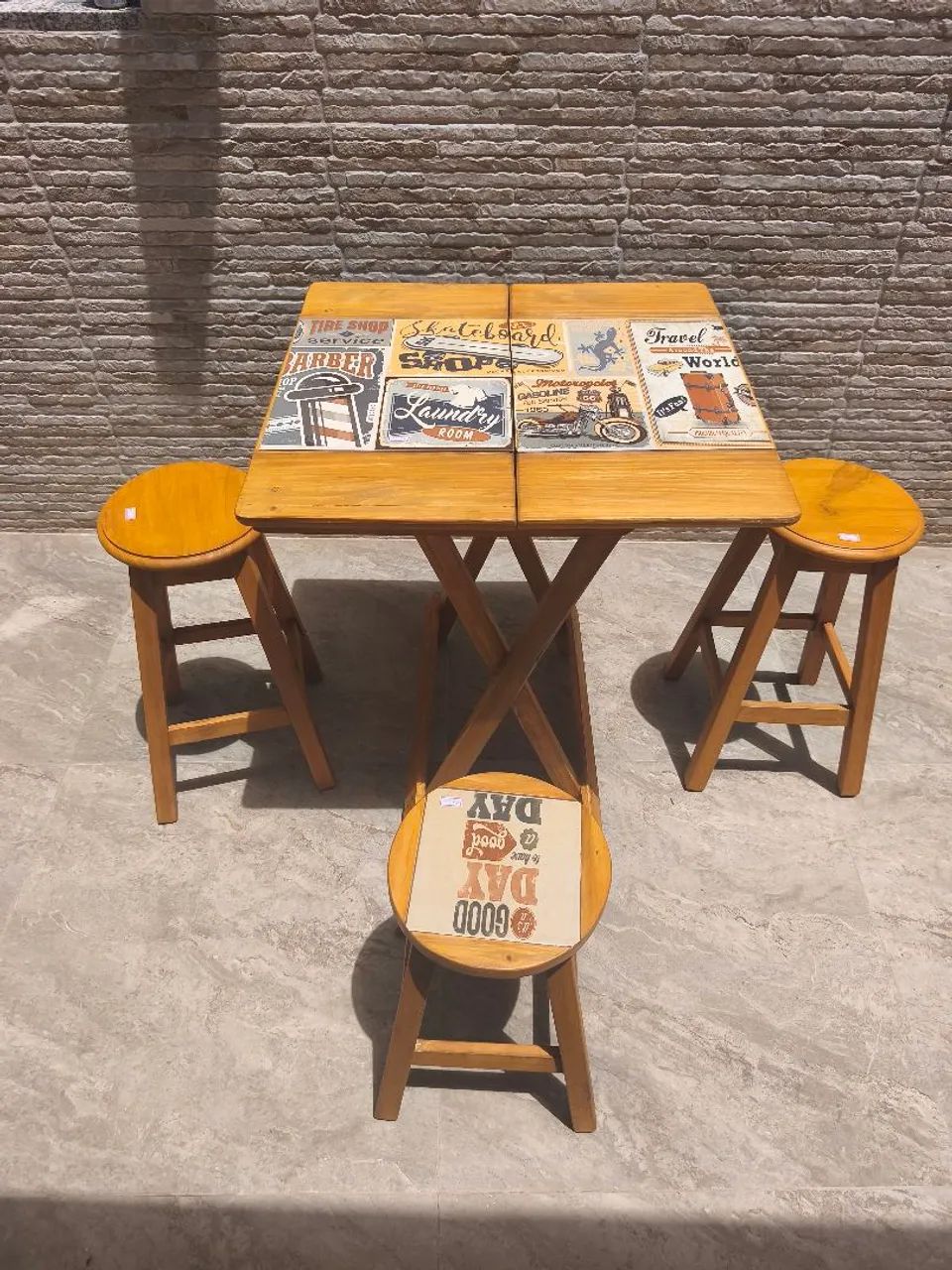 Mesa de abrir e fechar retrô  - Foto 3