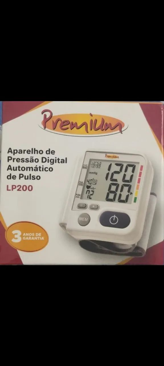 BAIXEI!!Aparelho de Pressão Digital Automático de Pulso Premium LP200. 