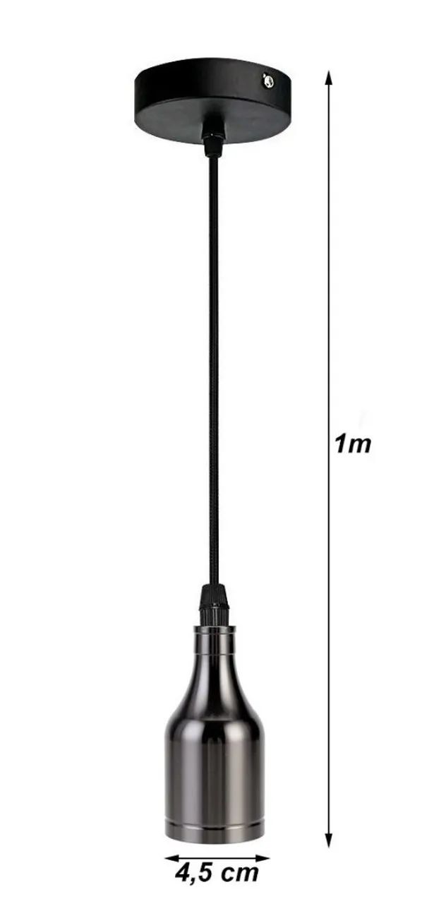 2 Pendentes simples retrô preto pérola