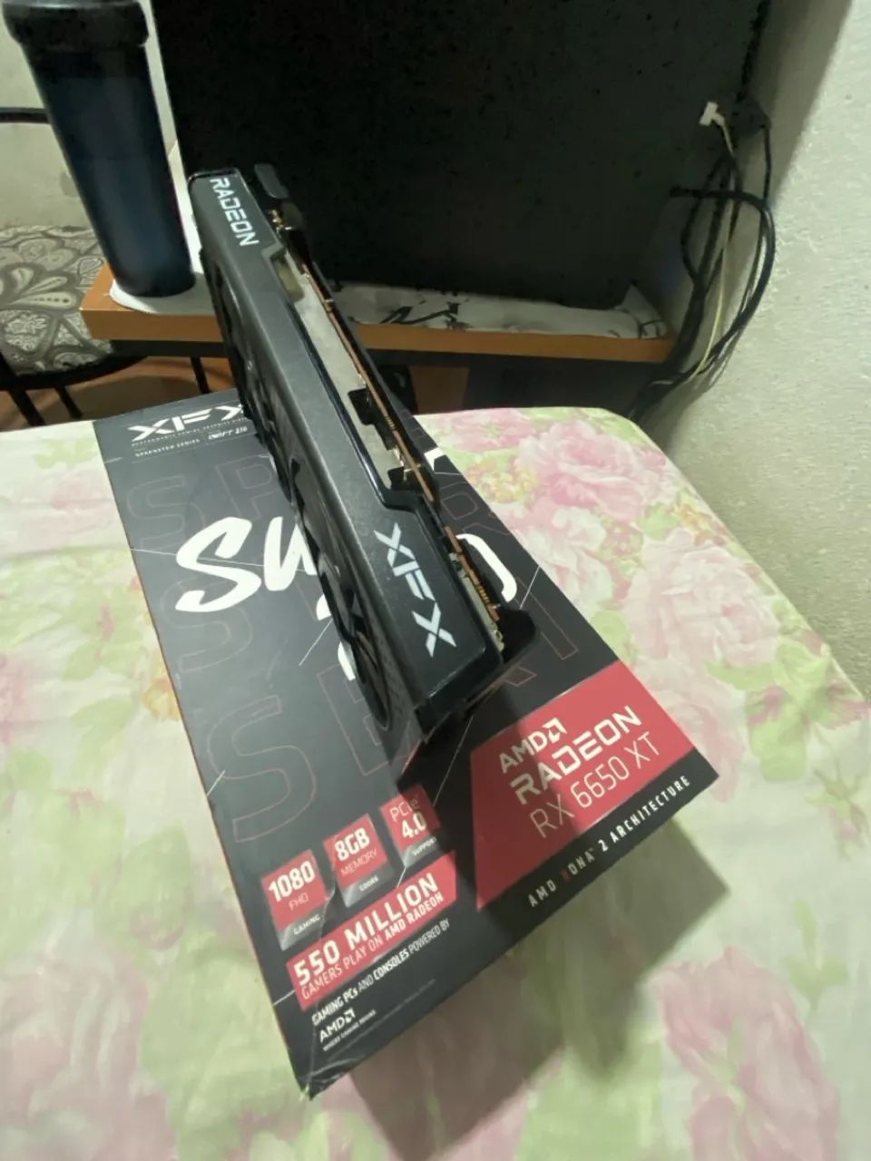 [VENDO/TROCO] XFX Radeon RX 6650 XT - Muito Nova, na Caixa - Foto 3