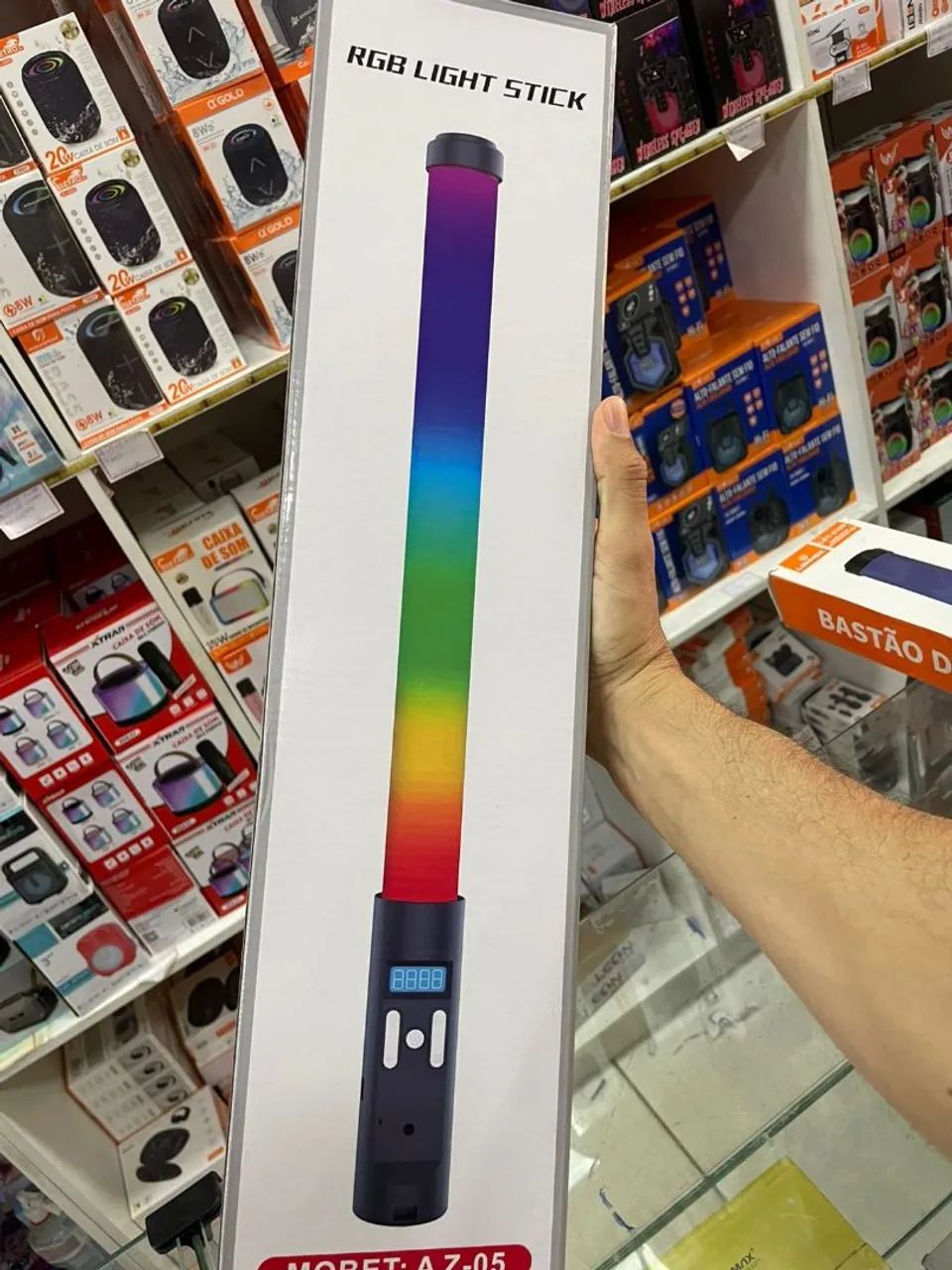 Bastão de led ou de Luz RGB para Fotos e Vídeos - Foto 3