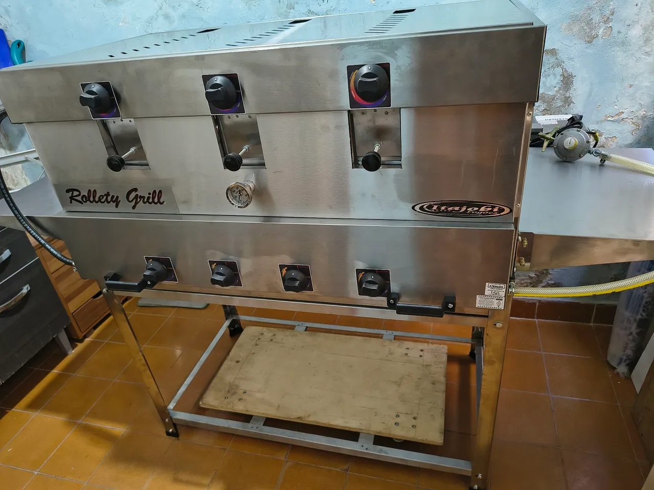 Forno a gás para pizza e esfiha