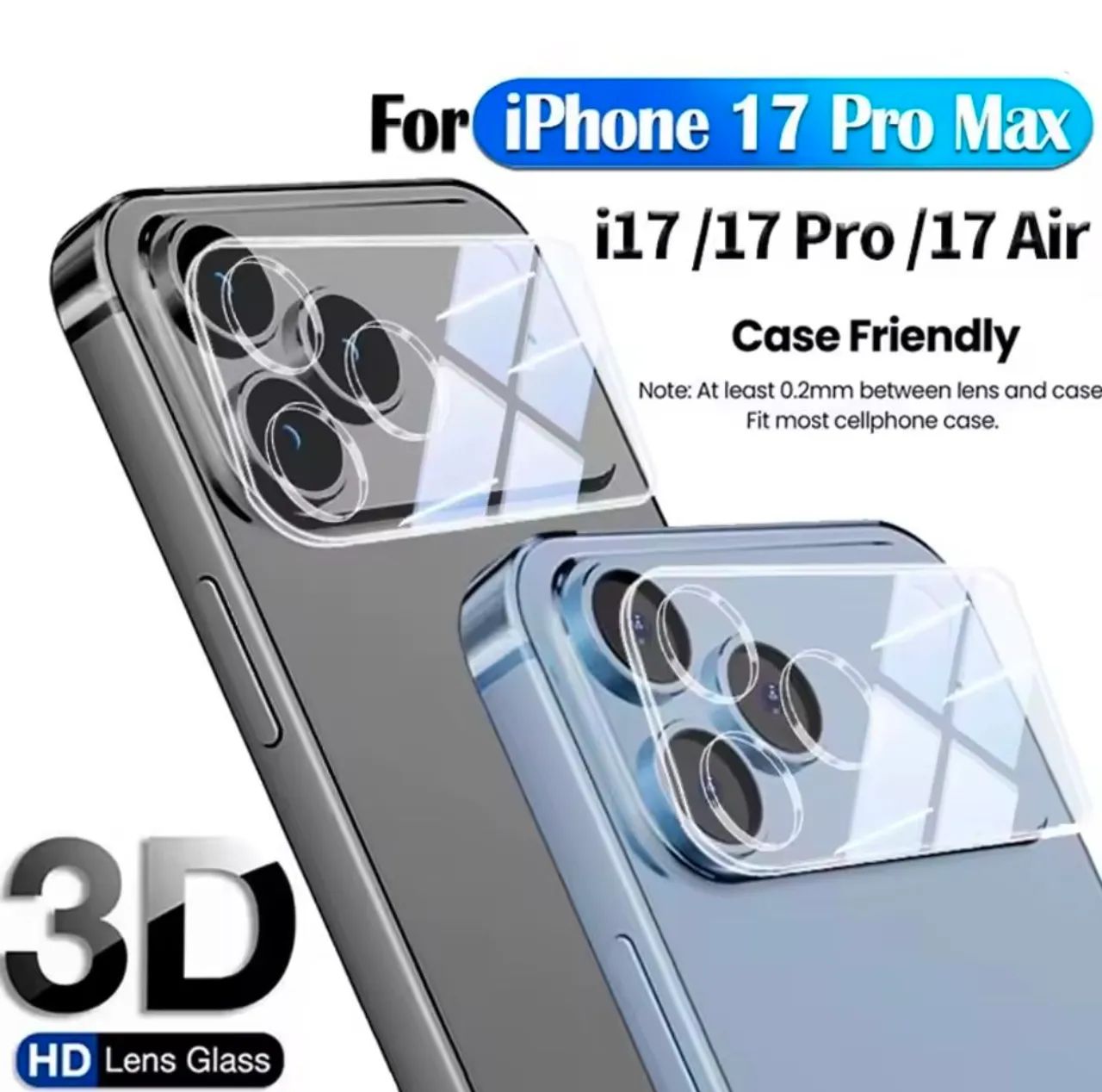 Película protetora lente IPhone 17 pro max