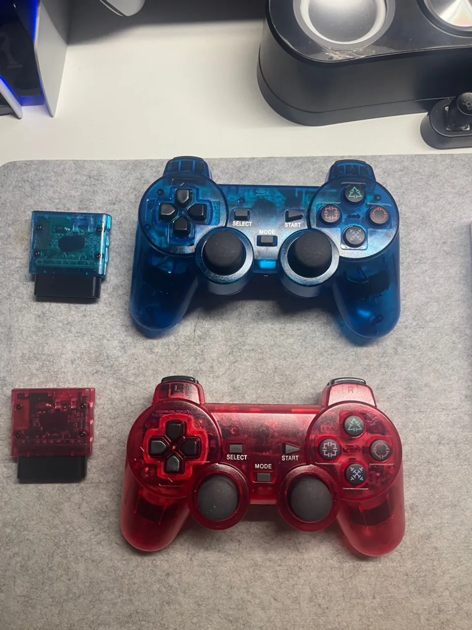 Controles ps2 sem fio