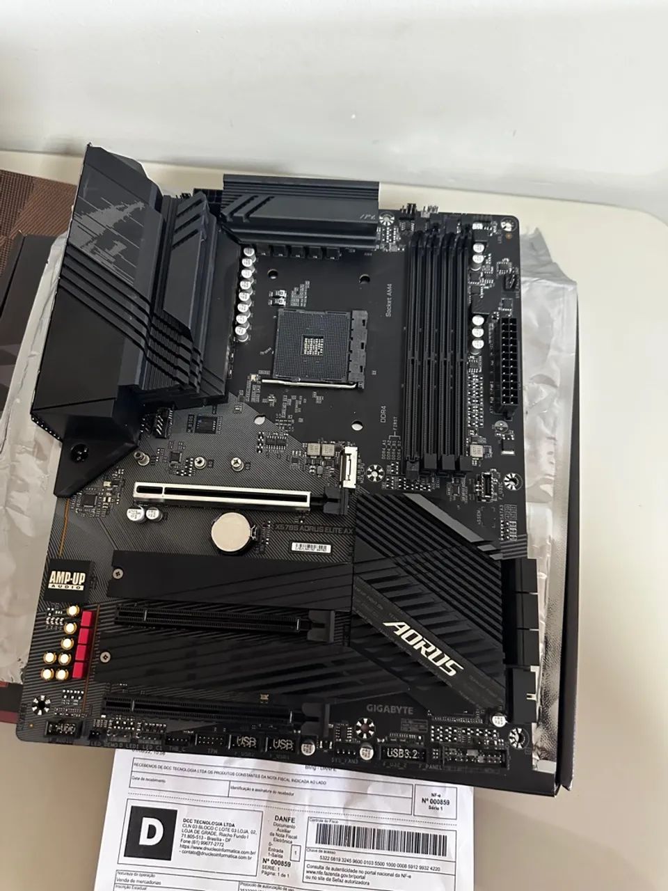 Placa mãe X570s AX Aorus Elite High-End - Foto 2