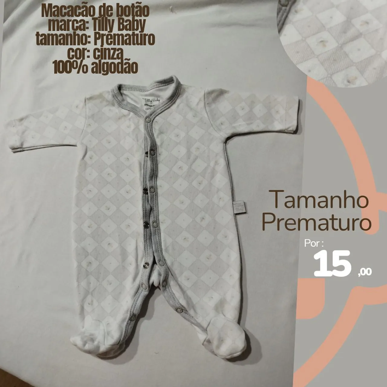 Roupinhas prematuro e RN