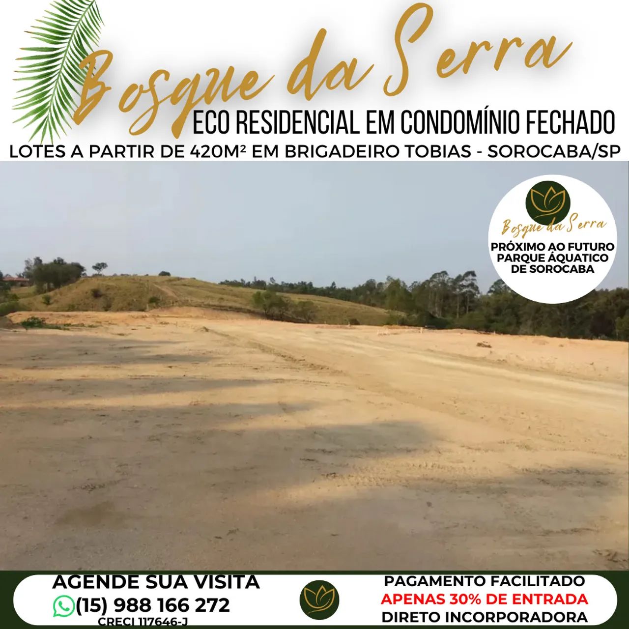 Terreno à Venda em Condomínio Fechado  420m² em Localização Privilegiada de Sorocaba! - Foto 3
