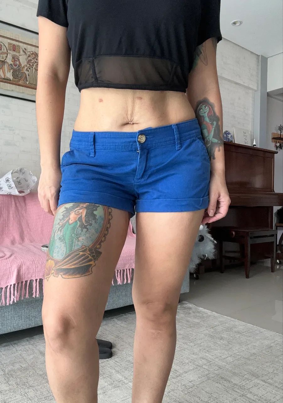 Mini shorts importado Abercrombie Fitch 38 - Foto 2