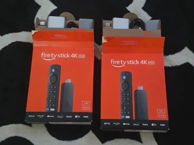2-Pack Amazon Fire TV FireTV Stick 4K Max 2nd Generation Wifi 6E 16GB with Alexa Lightly Used64318337025283120