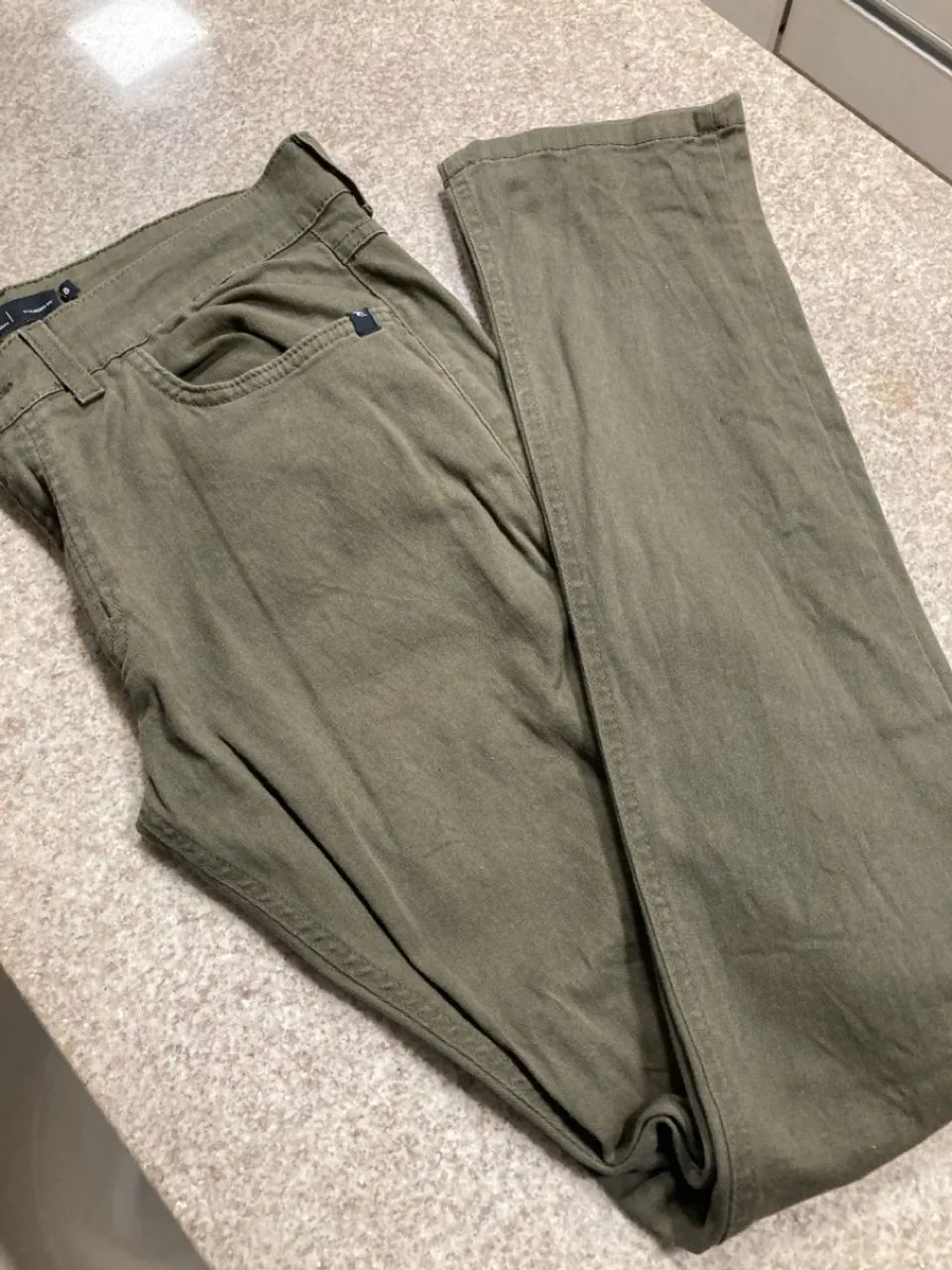 Calça Jeans Masculina Rip Cup Verde Militar - Foto 2
