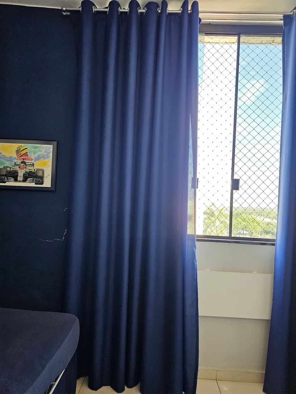 Cortinas Azul - Foto 2