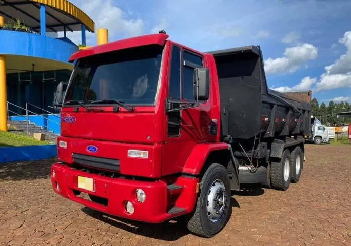 Ford cargo 2422 6x2 2009 caçamba basculante