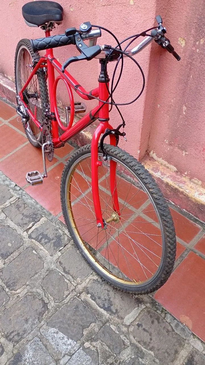 Bicicleta Vermelha Aro 26 - Foto 3
