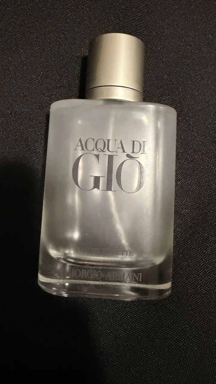 Frasco Vazio Perfume Giorgio Armani Acqua Di Giò Masculino Eau de Toilette 50ml Original - Foto 4