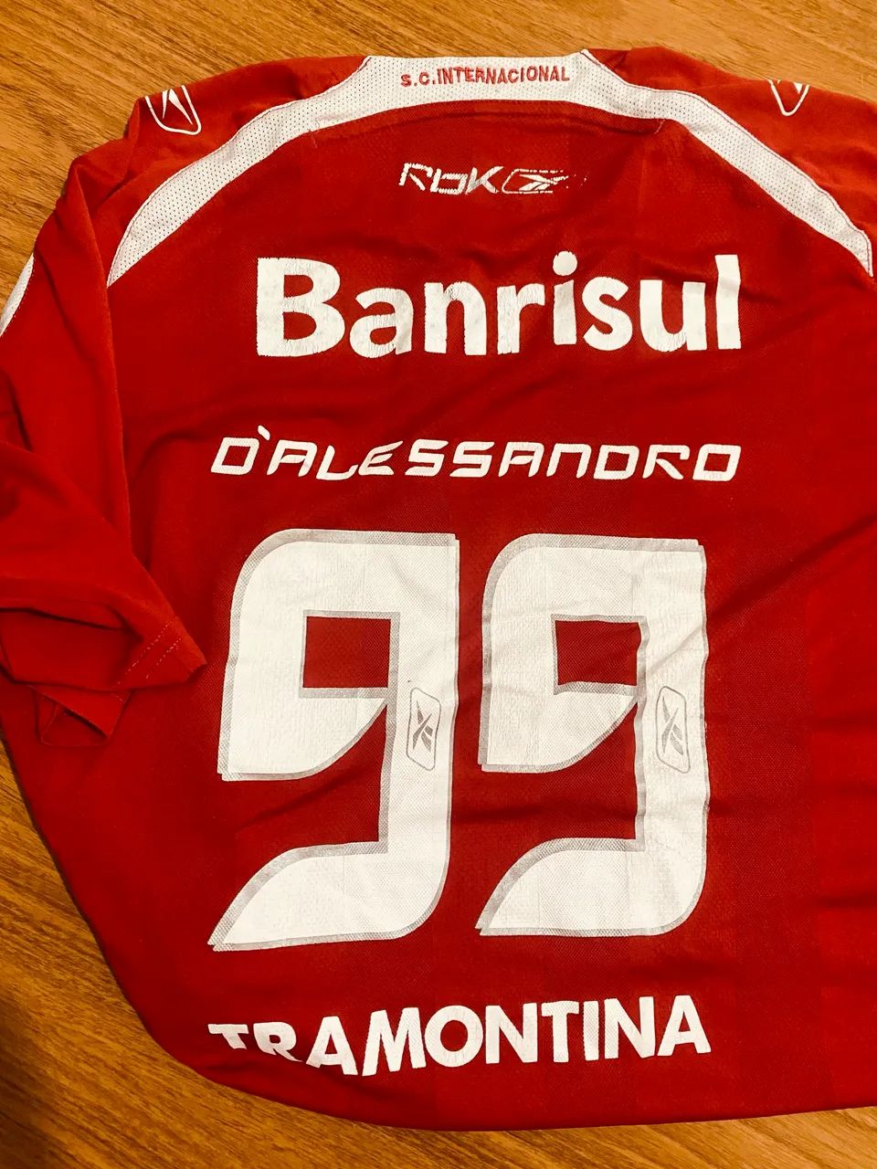 CAMISA SC INTERNACIONAL DALESSANDRO #99 ANO 2008 - Foto 3