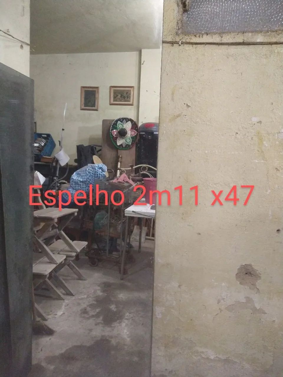 Espelho Antigo 2,11m x 47cm