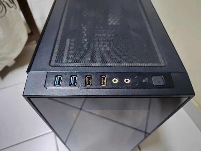 Gabinete Sharkoon TG5 (+ 4x Fans com LED Branca) Gamer - Foto 5