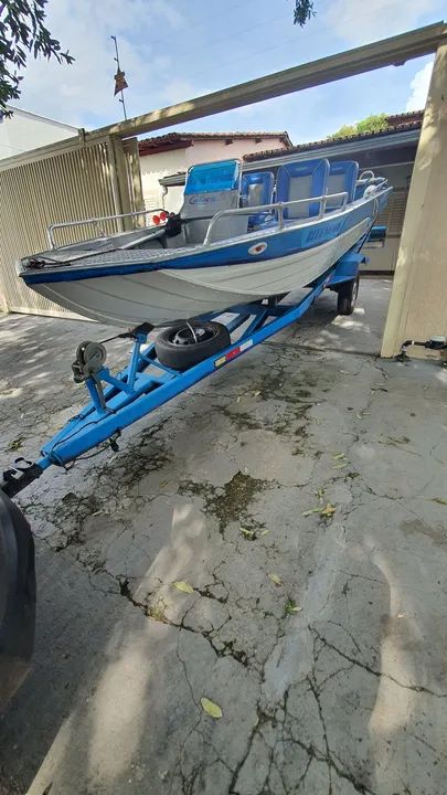 Lancha de alumínio com 5 lugares - Foto 5