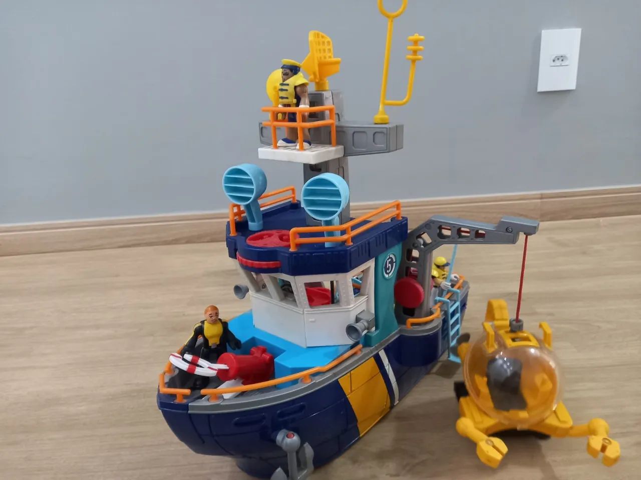 Barco de Brinquedo Infantil com Submarino imaginex