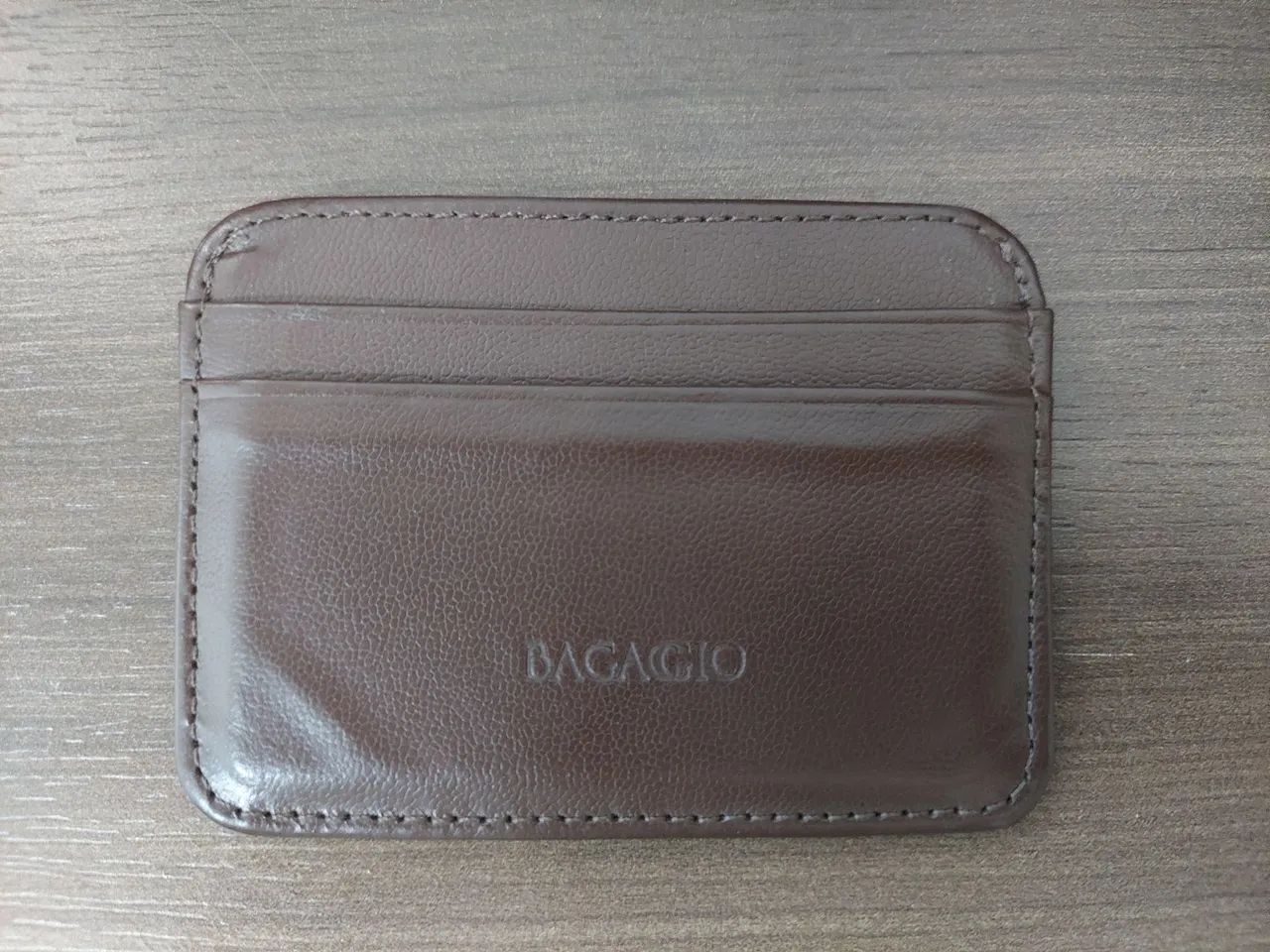 Porta Cartão Masculino de Couro Bagaggio com RFID