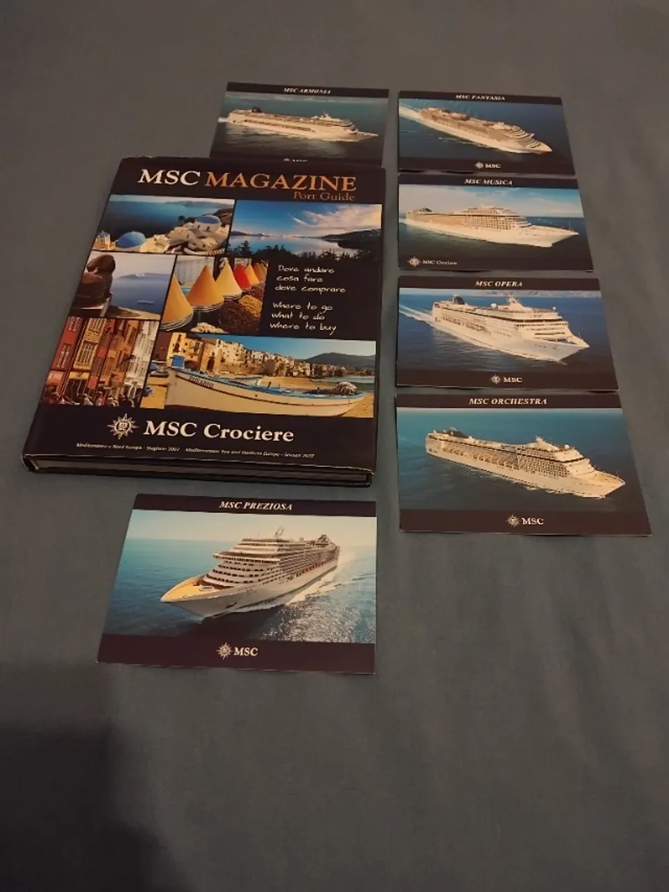 MSC MAGAZINE e Postais