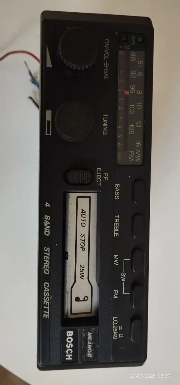 Rádio toca fitas em ótimo estado 250 reais 1