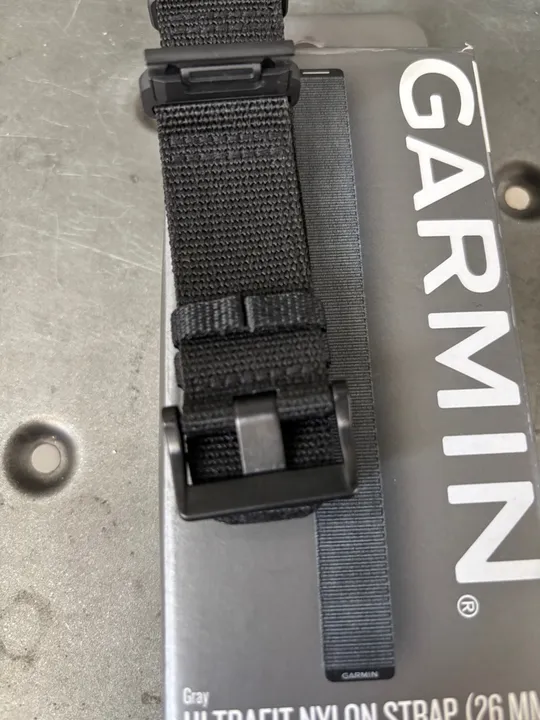 Pulseira Garmin Ultrafit Nylon 26mm Preta
