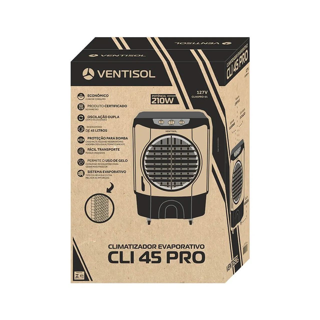 Climatizador CLI45 PRO CLI45PRO-02 45L 210W 220V