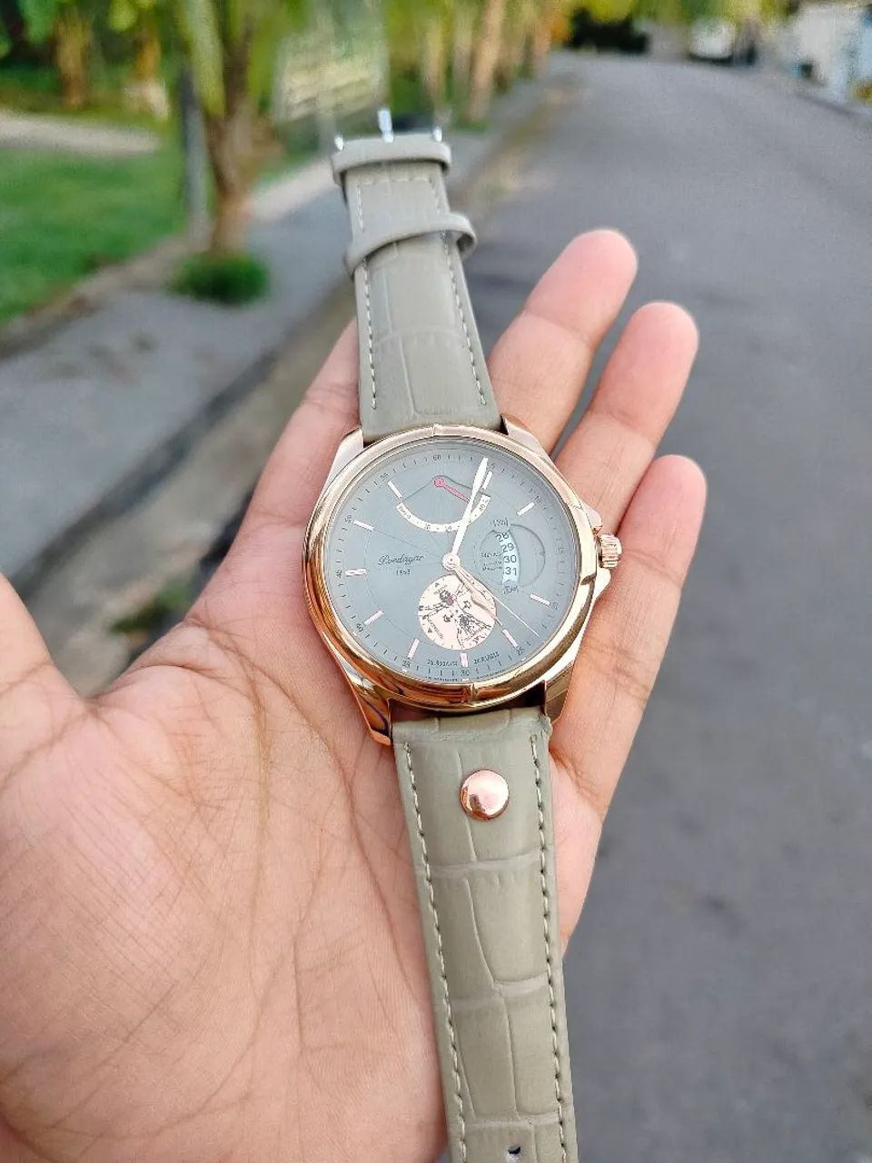 Relógio Poedagar 1853 Rose Gold - Elegância e Precisão - Foto 2