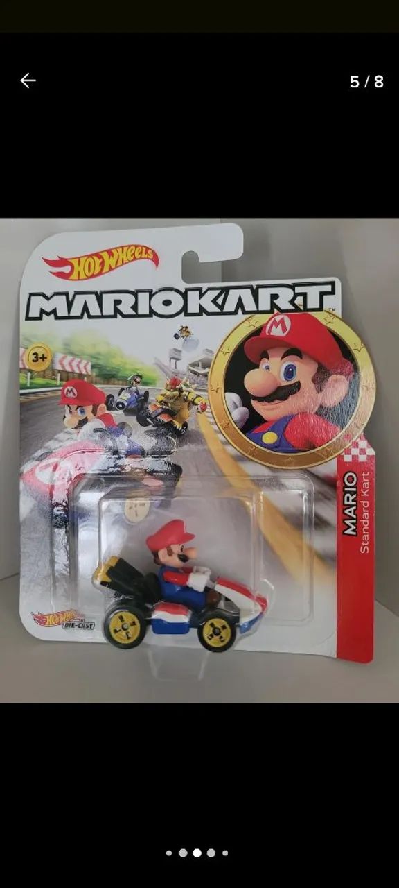 Mario Kart Hot Wheels Coleção Kit Com 6 - Foto 4