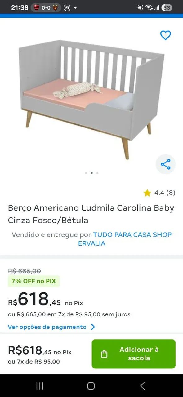 Berço com colchão  - Foto 3