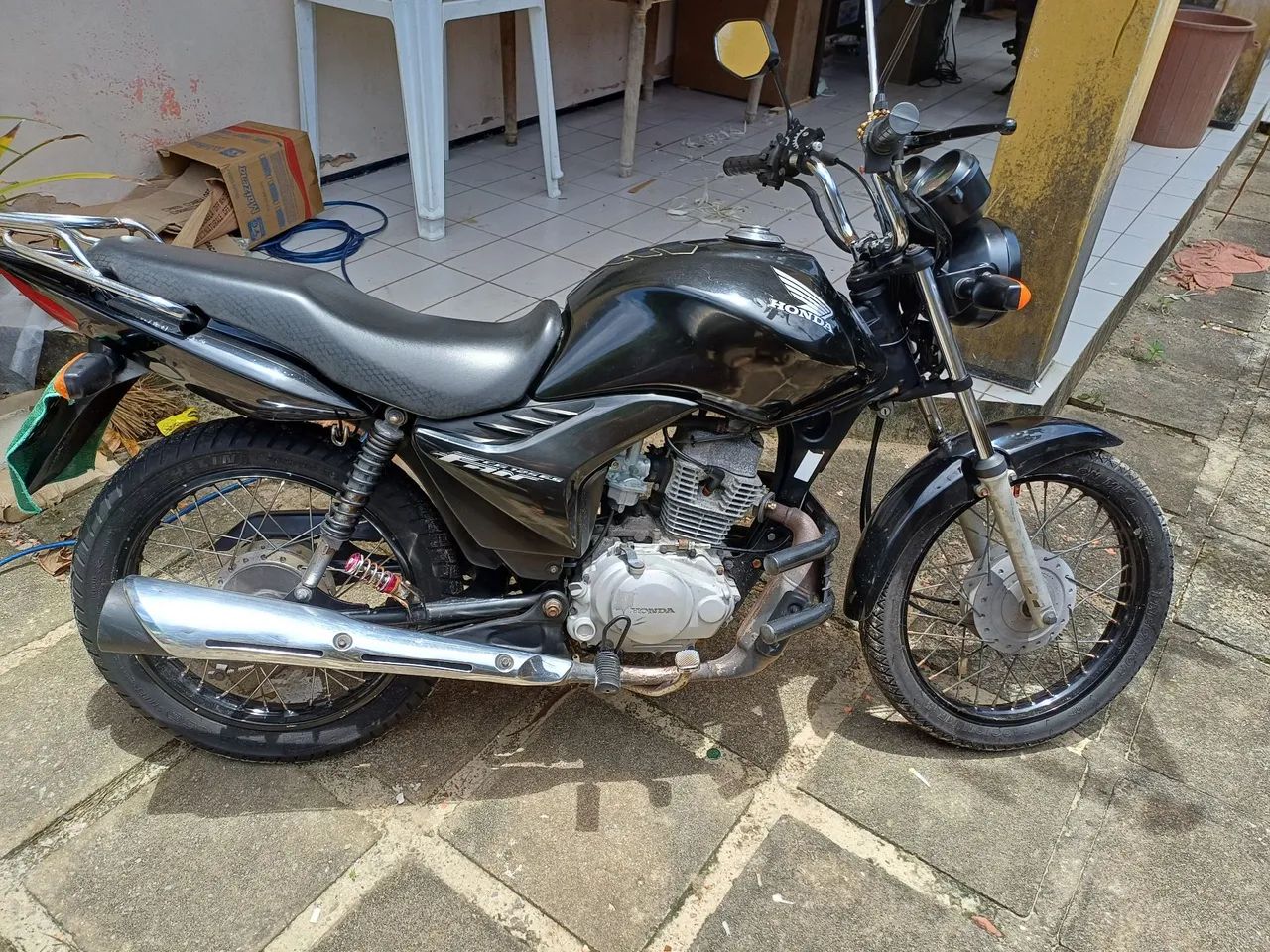 Honda Fan 125 2009 Pardida eletrica.Só no ponto de transferir. - Foto 10