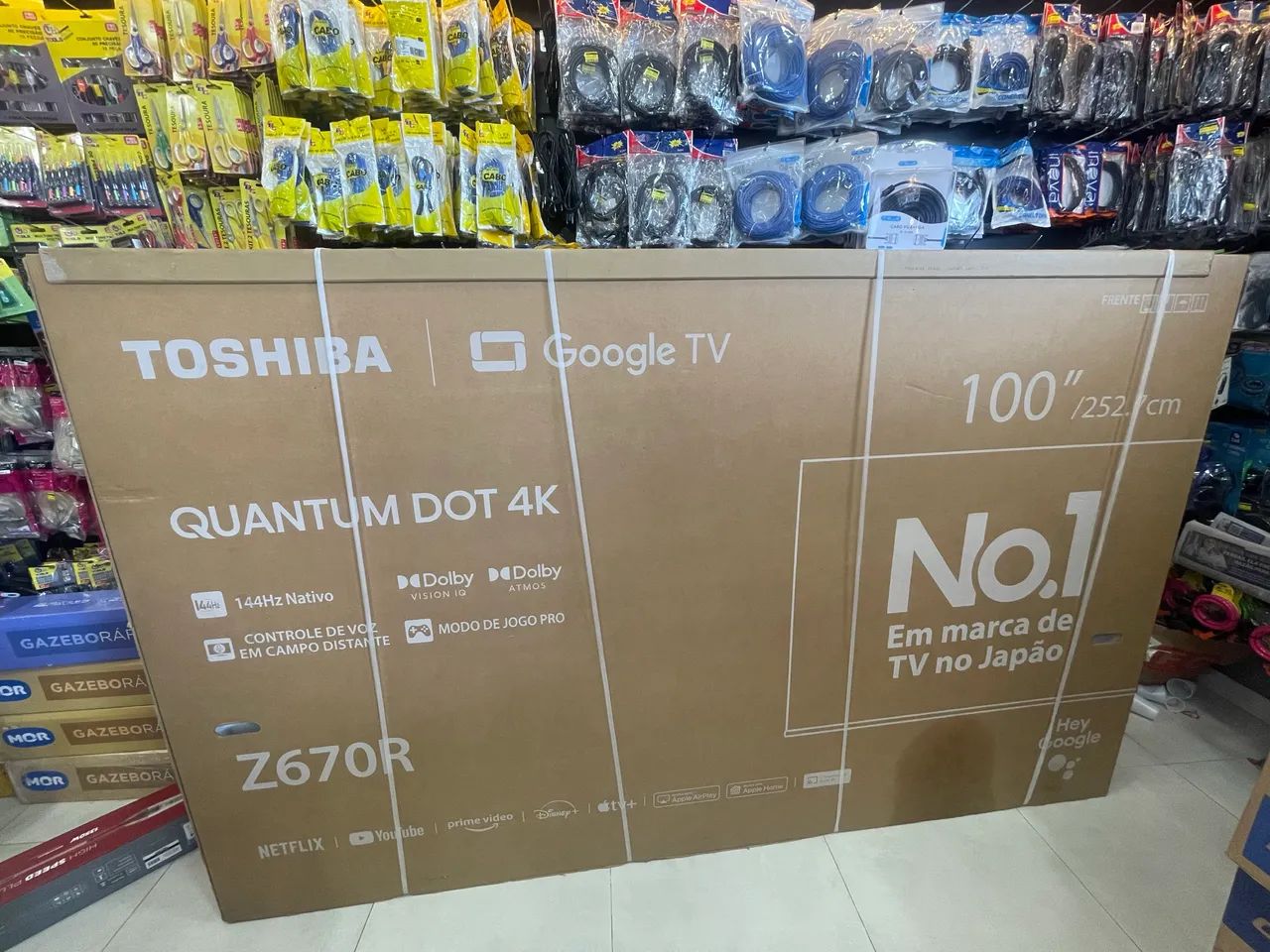 TELEVISÃO 100 POLEGADAS 4K SMART NOTA FISCAL E GARANTIA ? - Foto 2