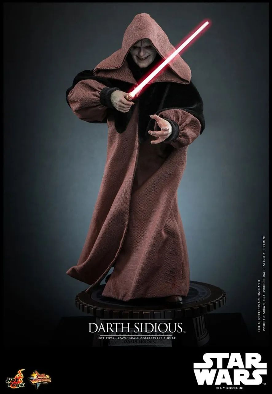 Hot Toys Darth Sidious Lacrado - Hobbies e coleções - Planalto