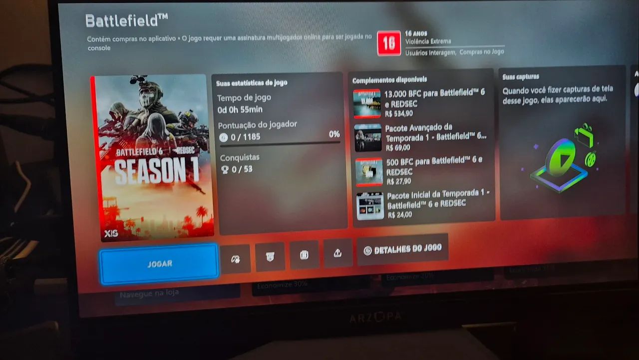 XBOX SERIES X impecável+ Jogos + 2 Controles - Foto 5