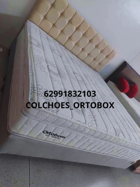 Base e Colchão Super king da ortobom com 5 anos de garantia